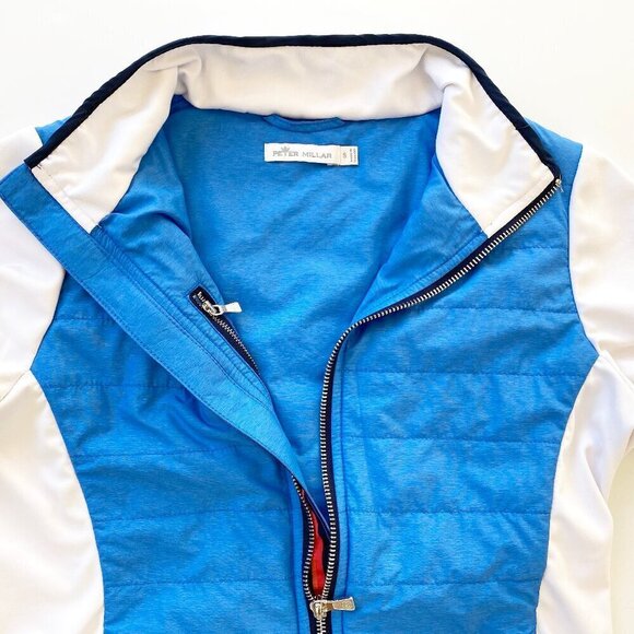 Peter Millar Womens Madeline Quilted Hybrid Jacket Size S Golf Double-Zip - Picture 7 of 14